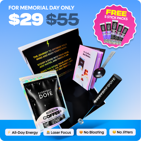 Coffee+ Medium Roast Starter Kit (30 Servings) - Premium Edit Set